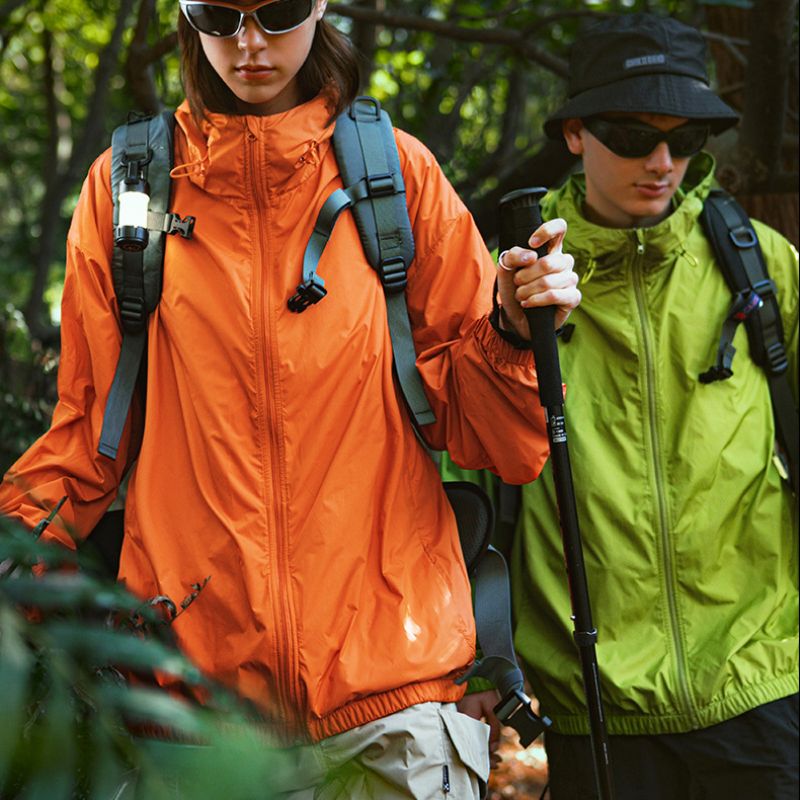 Lightweight UV Protection Outdoor Packable Hoodies Jacket