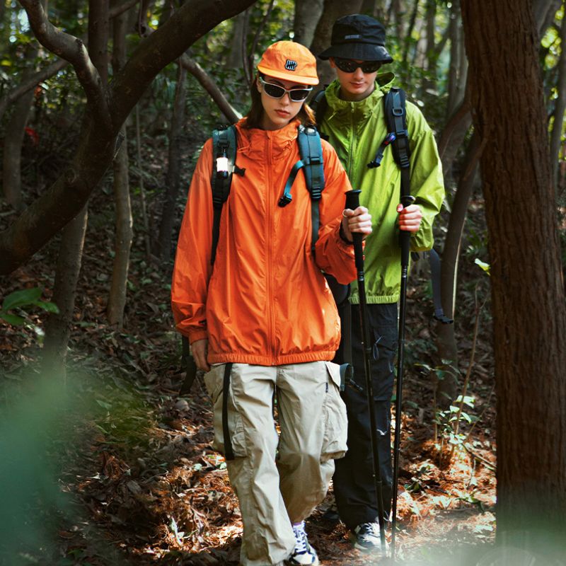 Lightweight UV Protection Outdoor Packable Hoodies Jacket