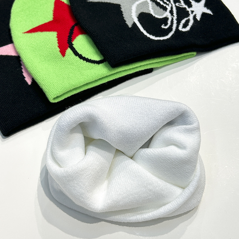 Y2K Star Knitted Hat