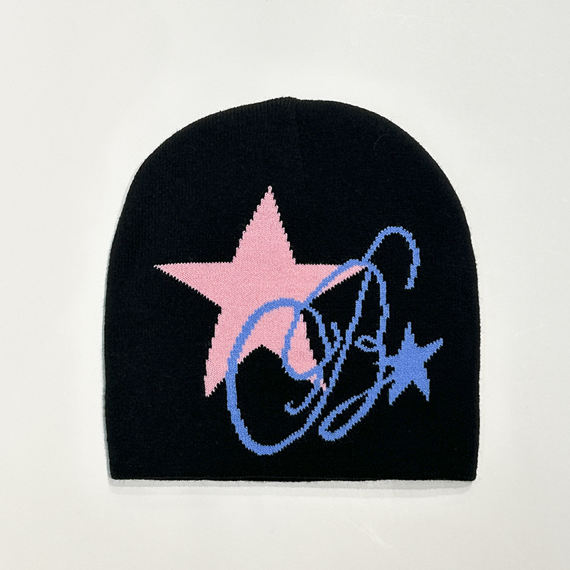 Y2K Star Knitted Hat