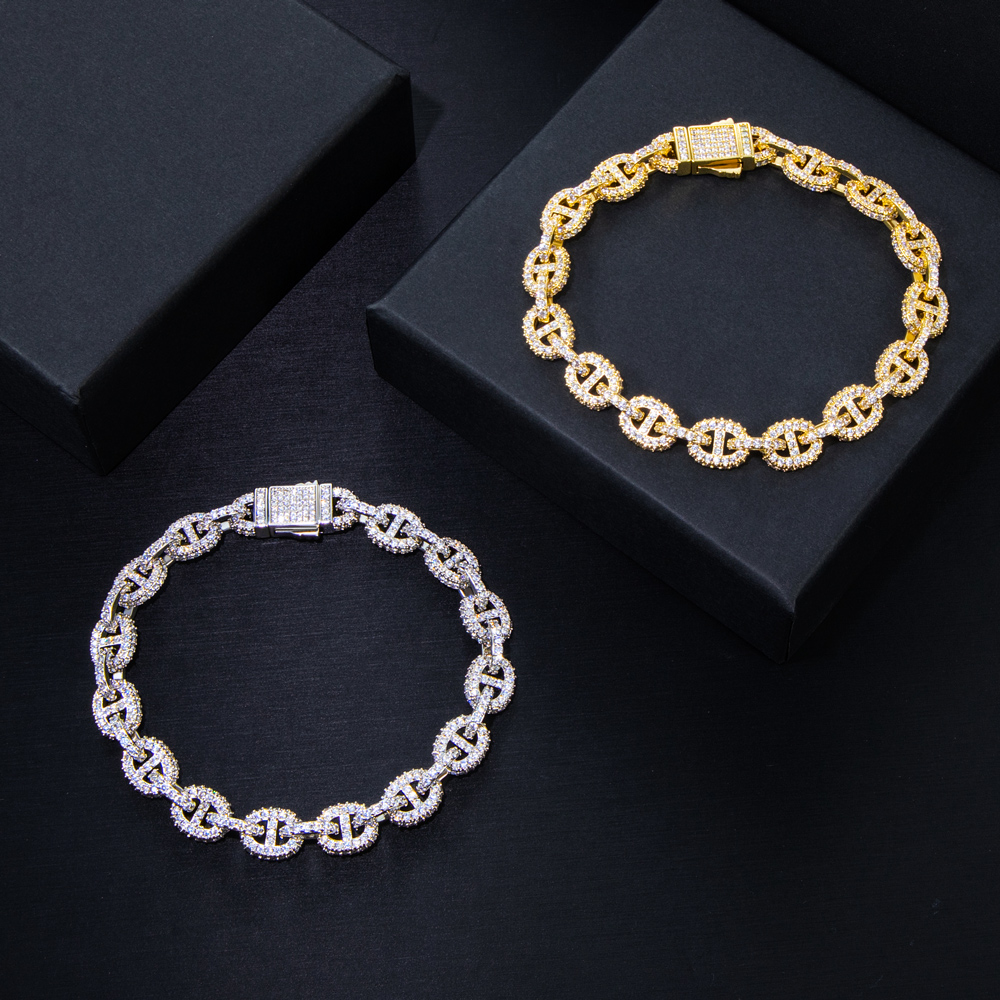 8mm Paved G-Link Bracelet