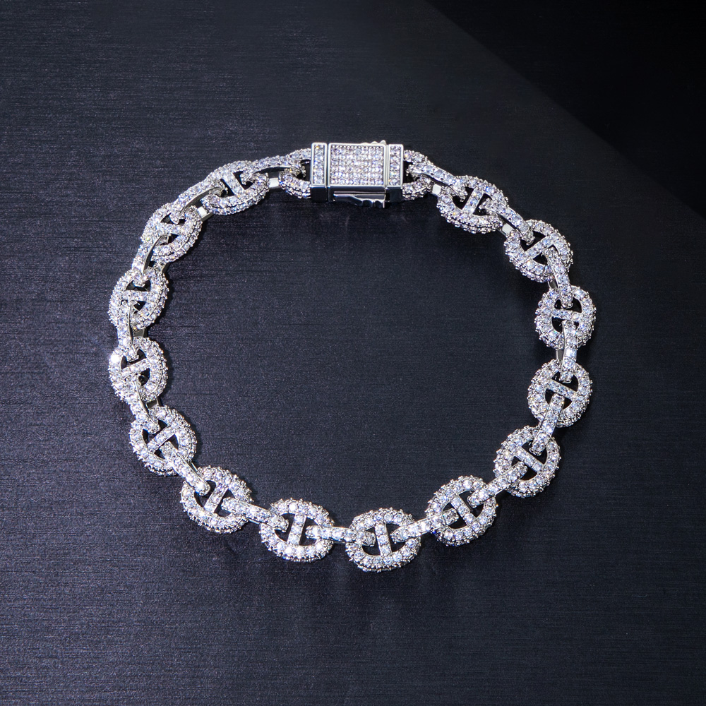 8mm Paved G-Link Bracelet