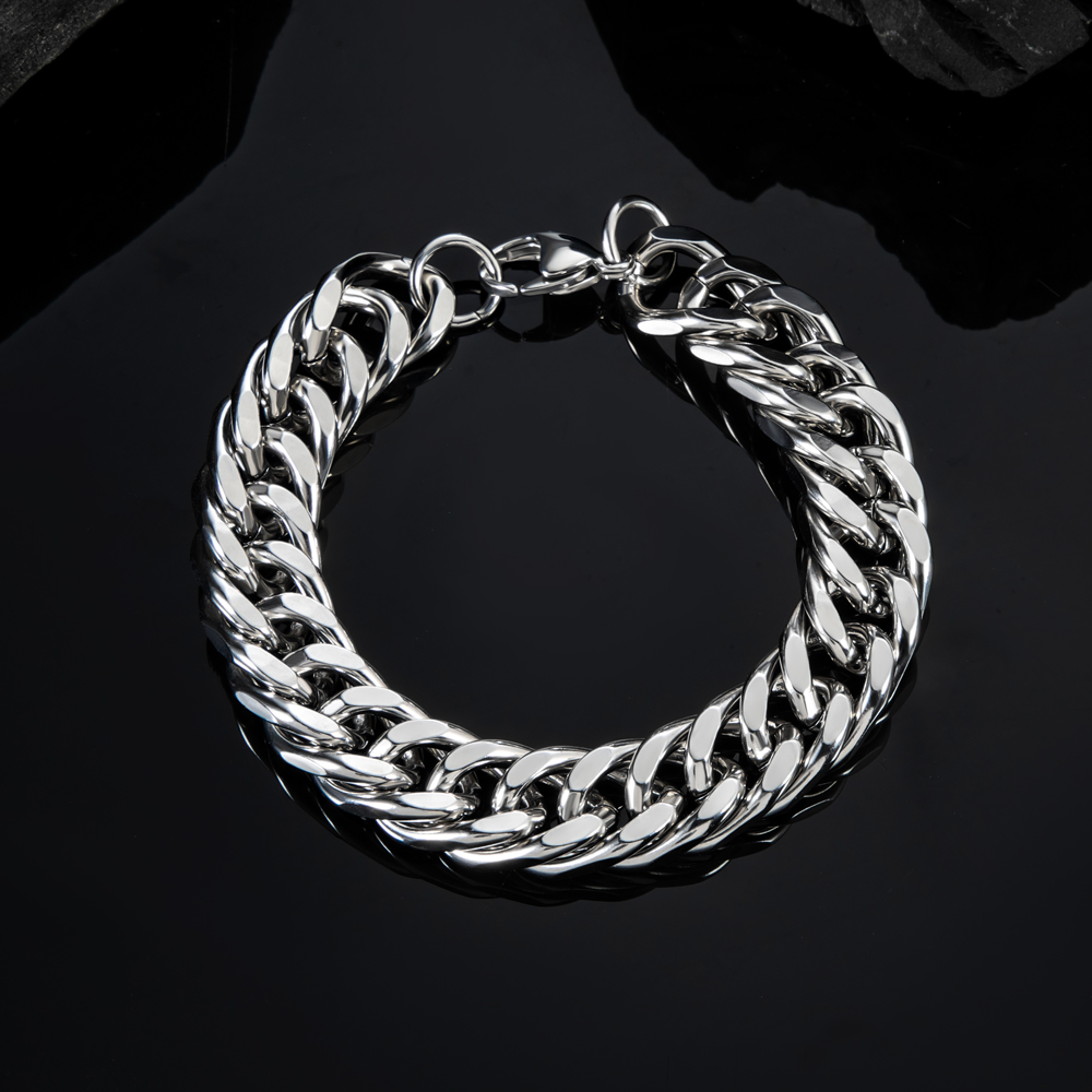 2.5/3.5/4.5/5.5/6/7/8/9/10/13mm Stainless Steel Cuban Bracelet