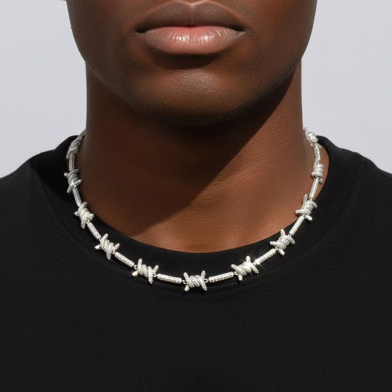 Shining 11mm Thorns Necklace