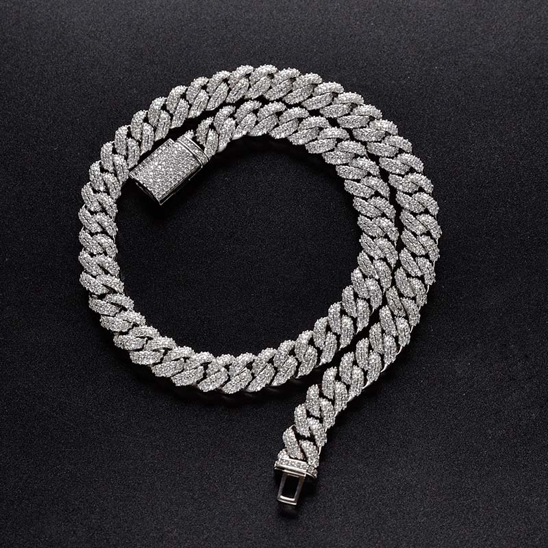 10mm Iced Paved Cuban Chain