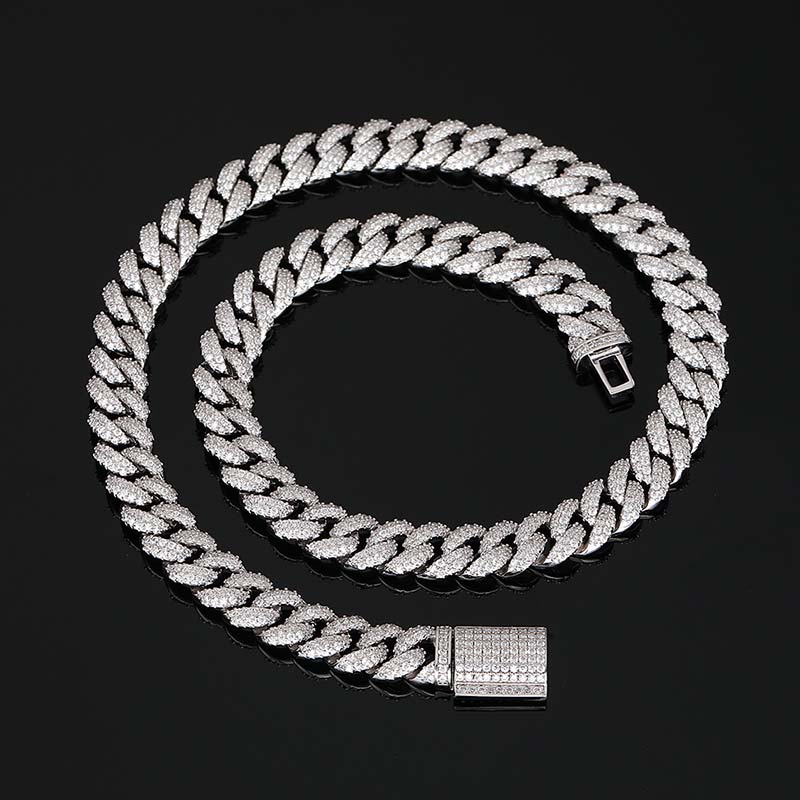 10mm Iced Paved Cuban Chain