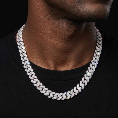 10mm Iced Paved Cuban Chain