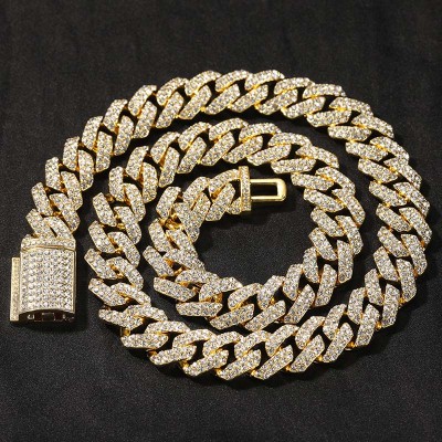 18mm Iced Out Cuban Chain