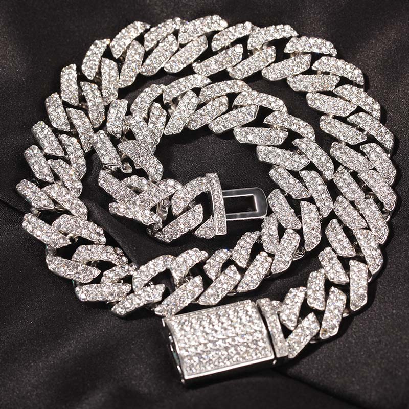 18mm Iced Out Cuban Chain