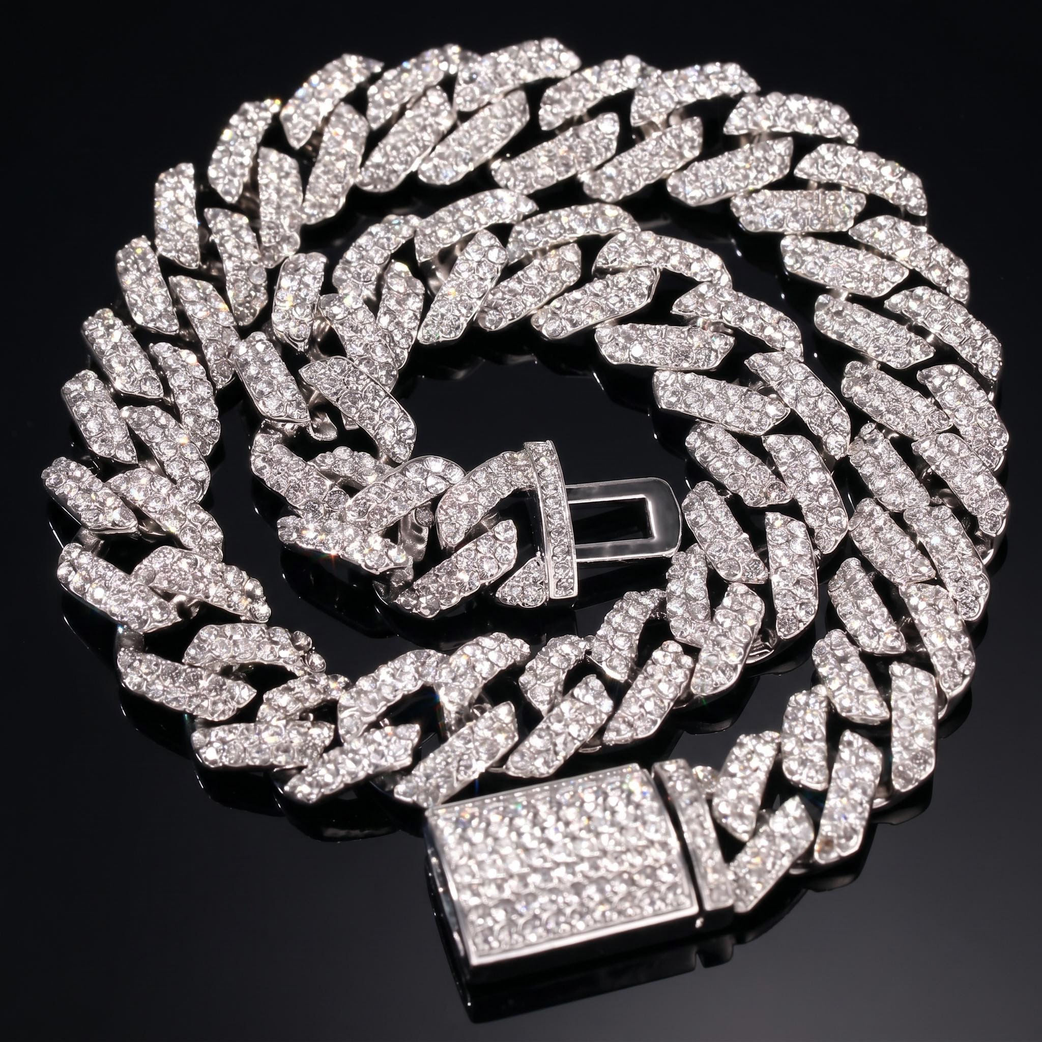 18mm Iced Out Cuban Chain