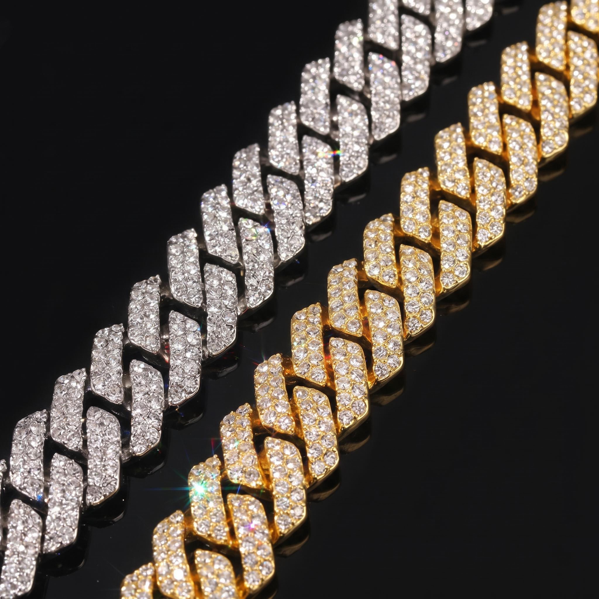 18mm Iced Out Cuban Chain