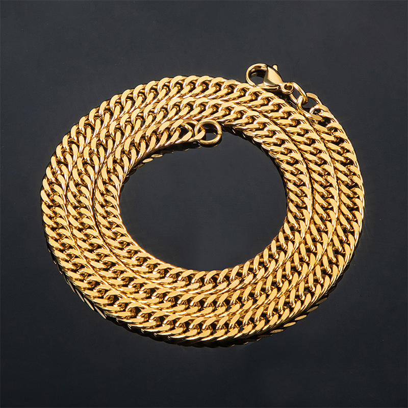 2.5/3.5/4.5/5.5/6/7/8/9/10/13mm Cuban Chain in Gold 2.5/3.5/4.5/5.5/6/7/8/9/10/13mm Cuban Chain in Gold