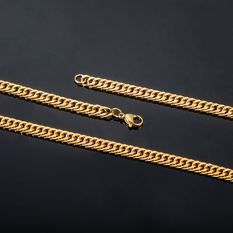 2.5/3.5/4.5/5.5/6/7/8/9/10/13mm Cuban Chain in Gold 2.5/3.5/4.5/5.5/6/7/8/9/10/13mm Cuban Chain in Gold