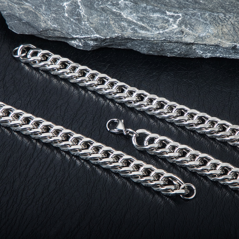 2.5/3.5/4.5/5.5/6/7/8/9/10/13mm Stainless Steel Cuban Chain