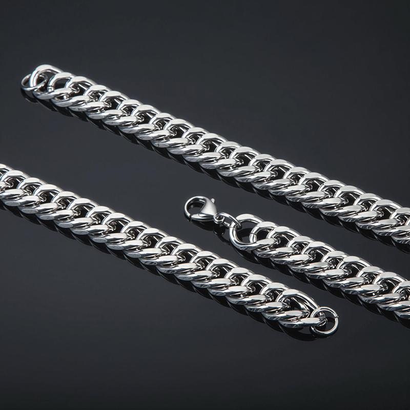 2.5/3.5/4.5/5.5/6/7/8/9/10/13mm Stainless Steel Cuban Chain 2.5/3.5/4.5/5.5/6/7/8/9/10/13mm Stainless Steel Cuban Chain