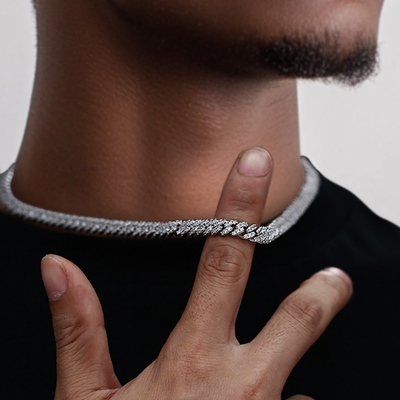 Iced 6mm Cuban Link Chain