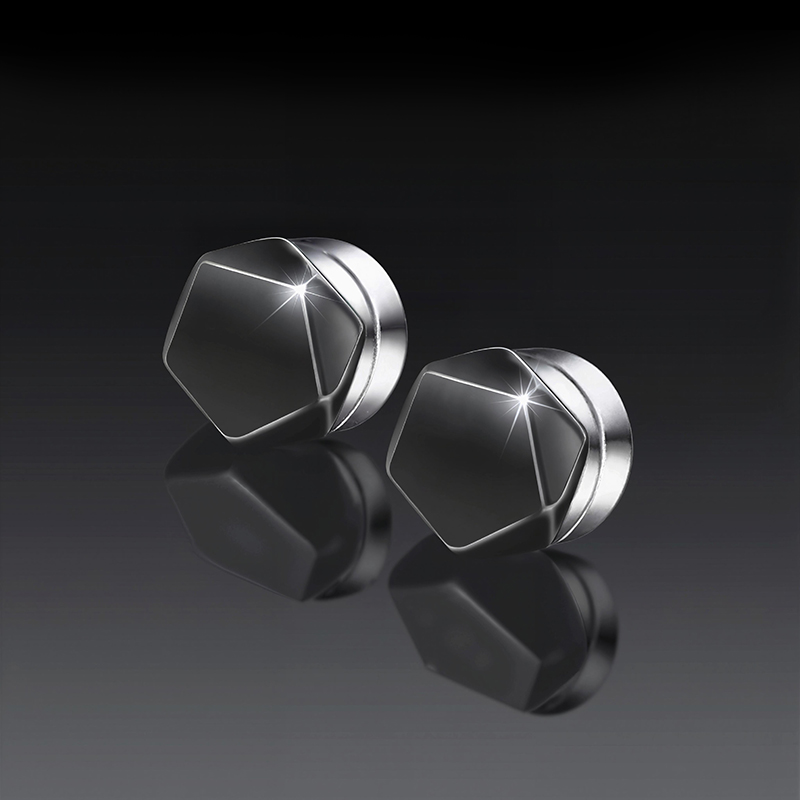 Irregular Pentagonal Magnetic Earrings Irregular Pentagonal Magnetic Earrings