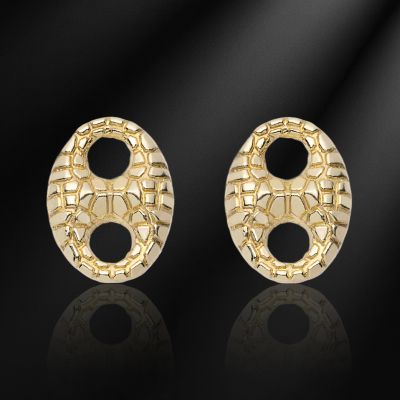 Nugget G-Link Stud Earrings