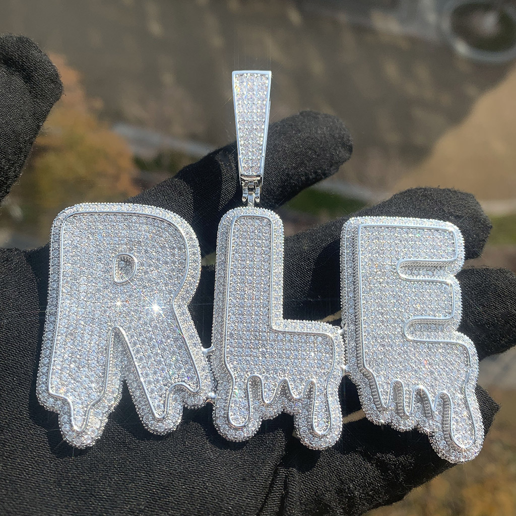 Iced Out Custom Drip Pendant