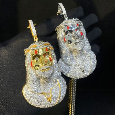 Iced Out Jesus Pendant for Men