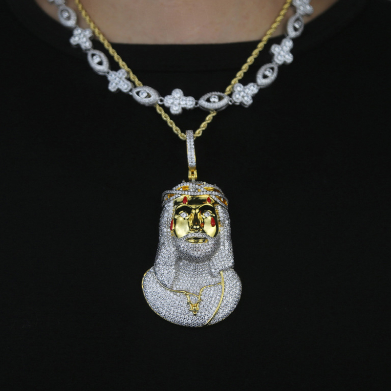 Iced Out Jesus Pendant for Men