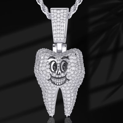 Dentist Full Iced Tooth Pendant