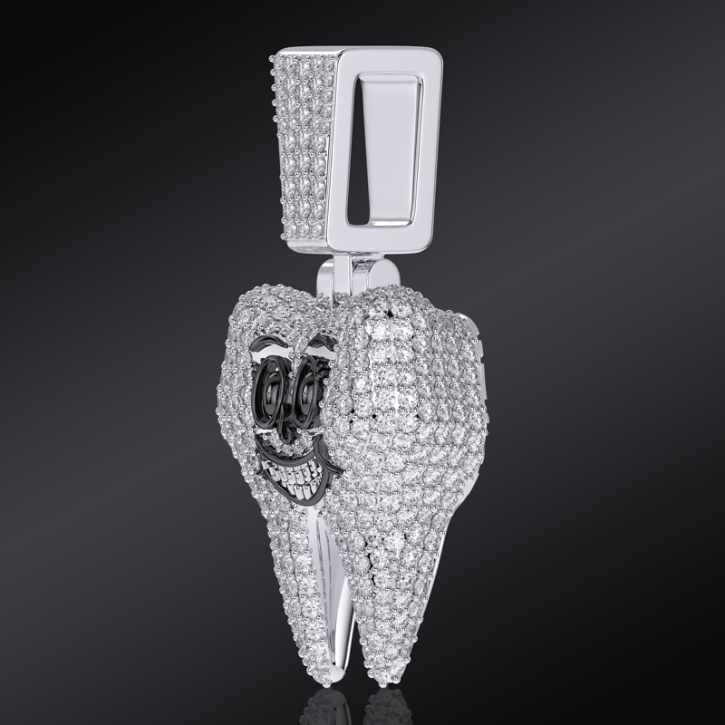 Dentist Full Iced Tooth Pendant