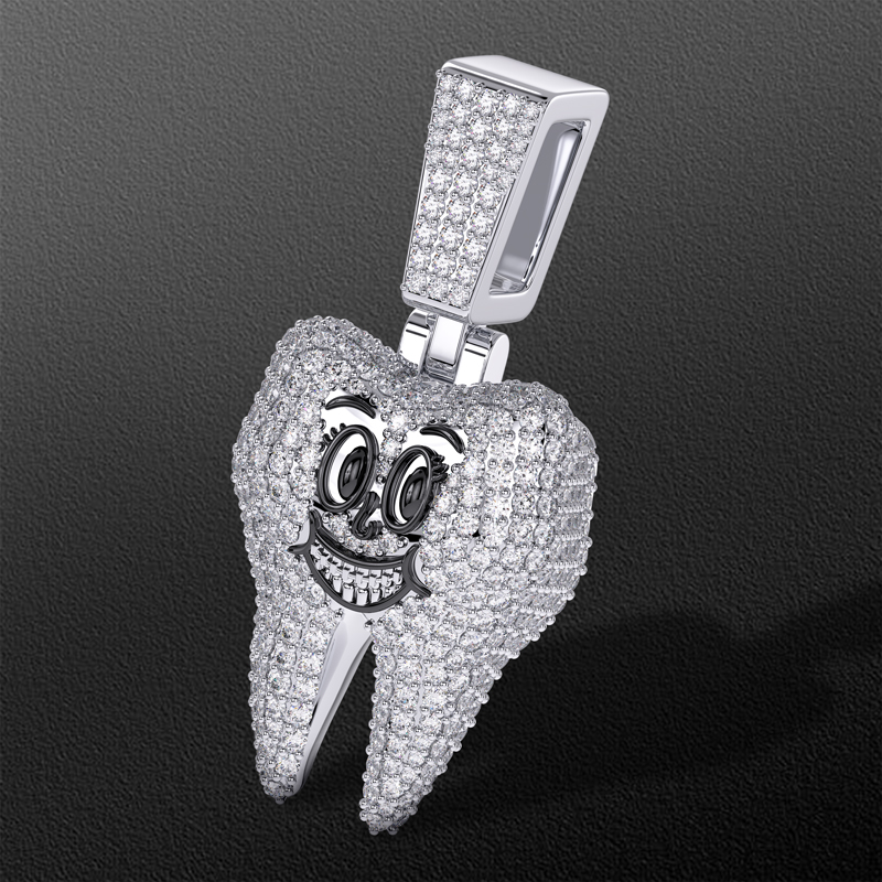 Dentist Full Iced Tooth Pendant