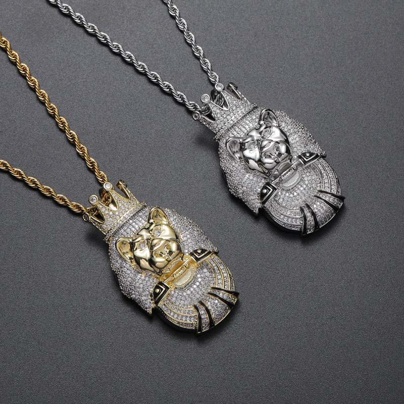 Lion in Crown Pendant for Men