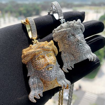 Iced Out Jesus Pendant