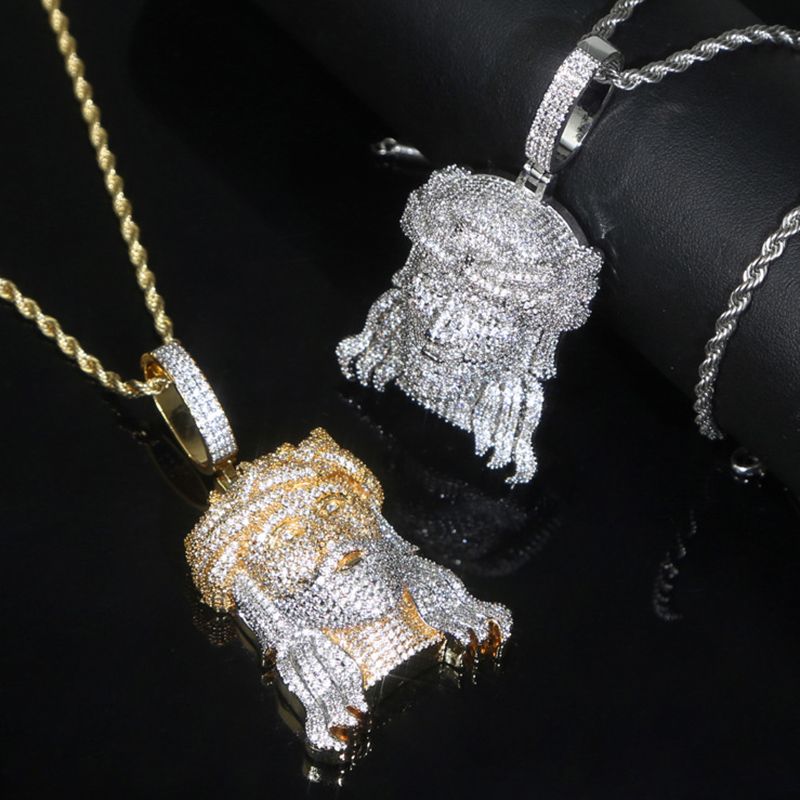 Iced Out Jesus Pendant