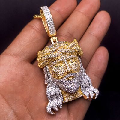 Iced Out Jesus Pendant