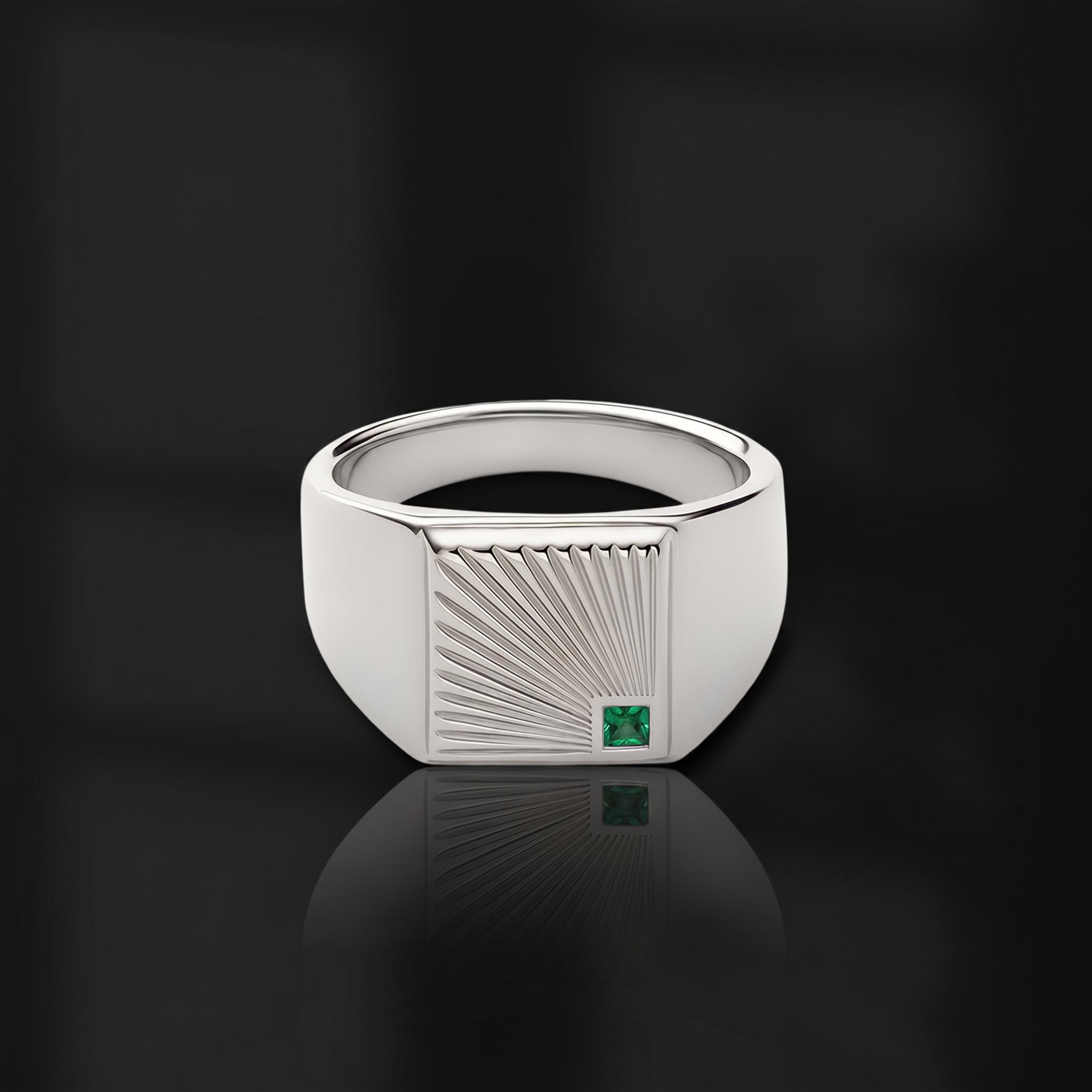 0.06 CTW Emerald Cushion Cut Diamond Ring 0.06 CTW Emerald Cushion Cut Diamond Ring