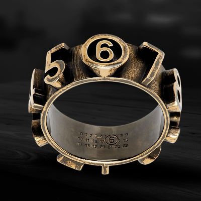 Vintage Three Dimensional Number Ring