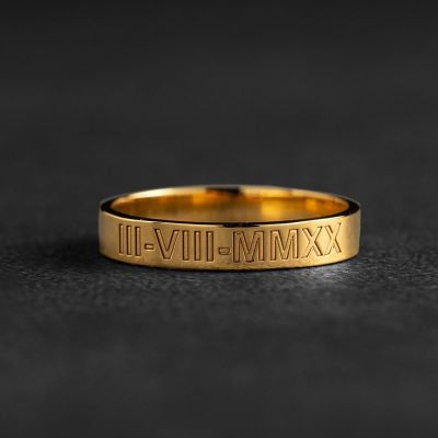 Custom Promise Ring in Gold