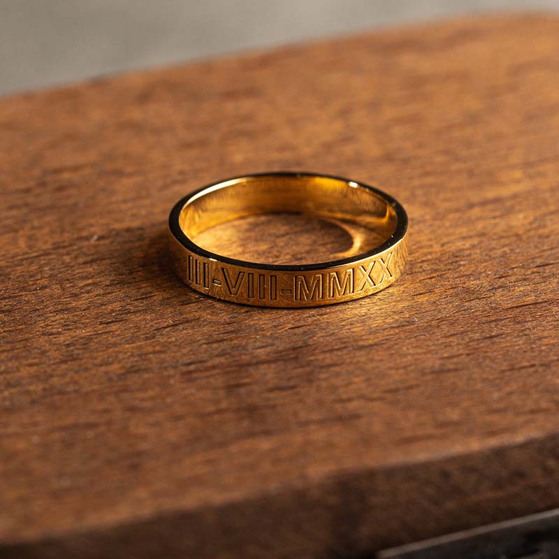 Custom Promise Ring in Gold