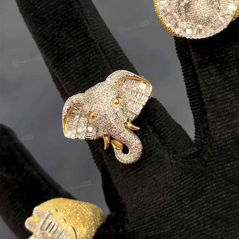 Elephant Ring in Gold