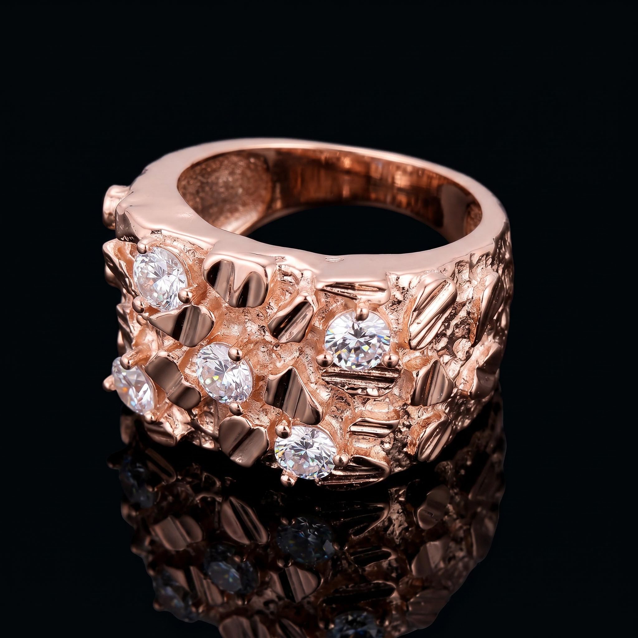Iced Nugget Ring Iced Nugget Ring