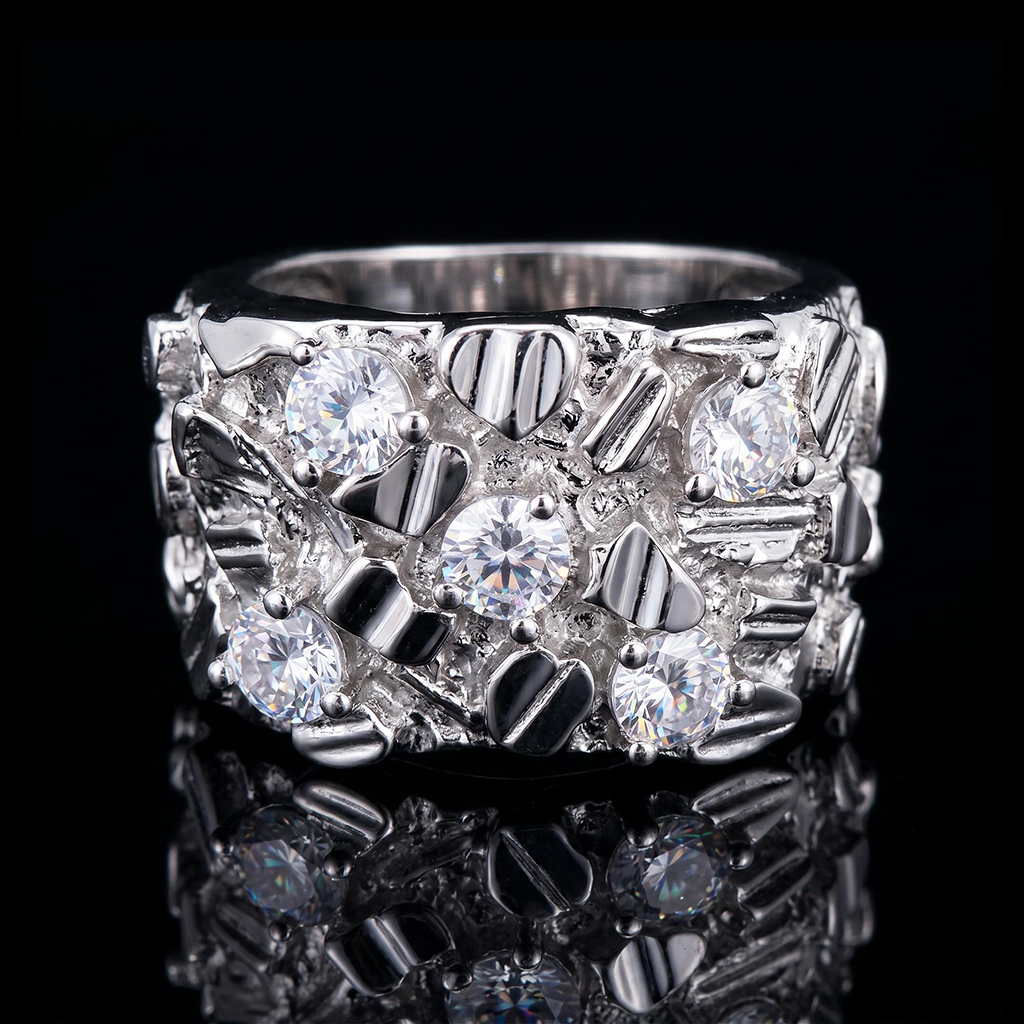 Iced Nugget Ring Iced Nugget Ring