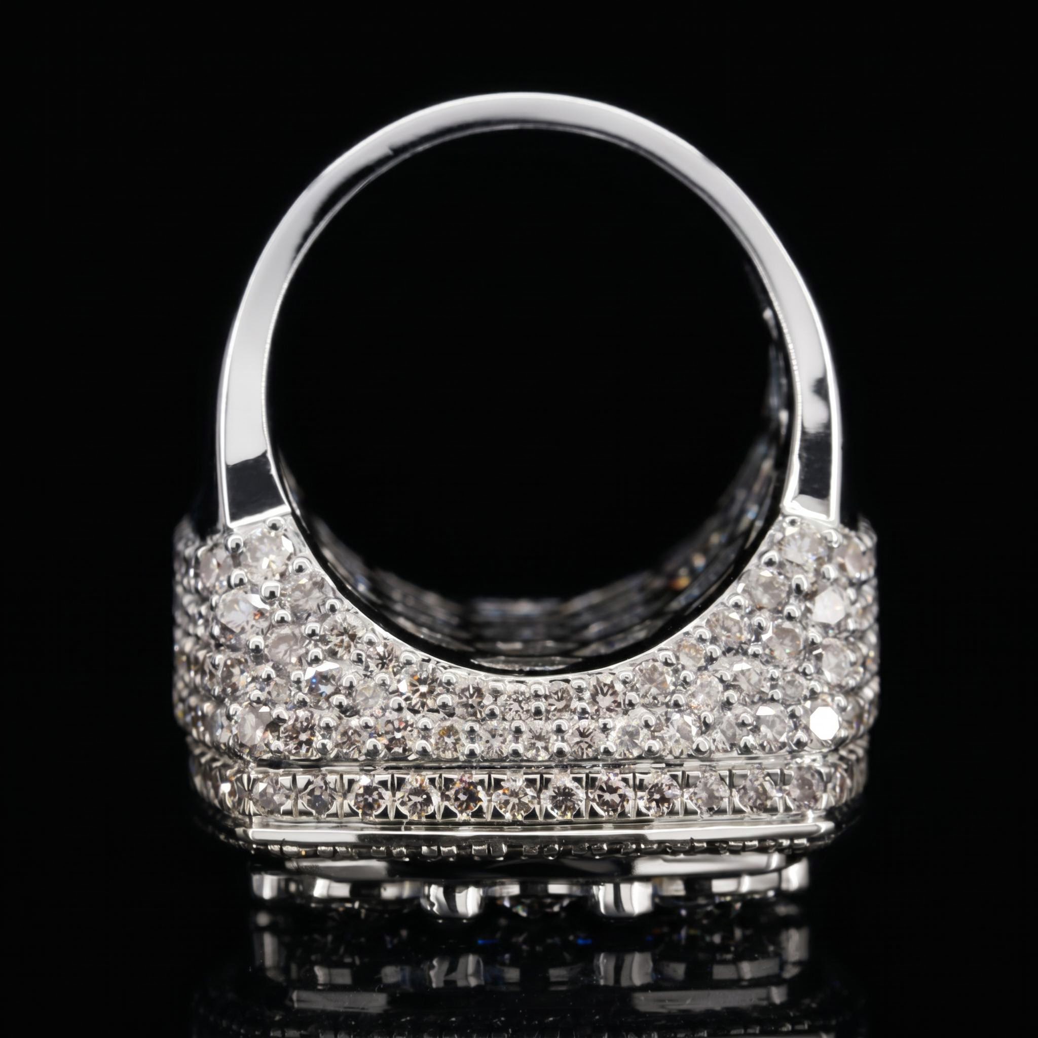 Round Cut Iced Out Ring Round Cut Iced Out Ring