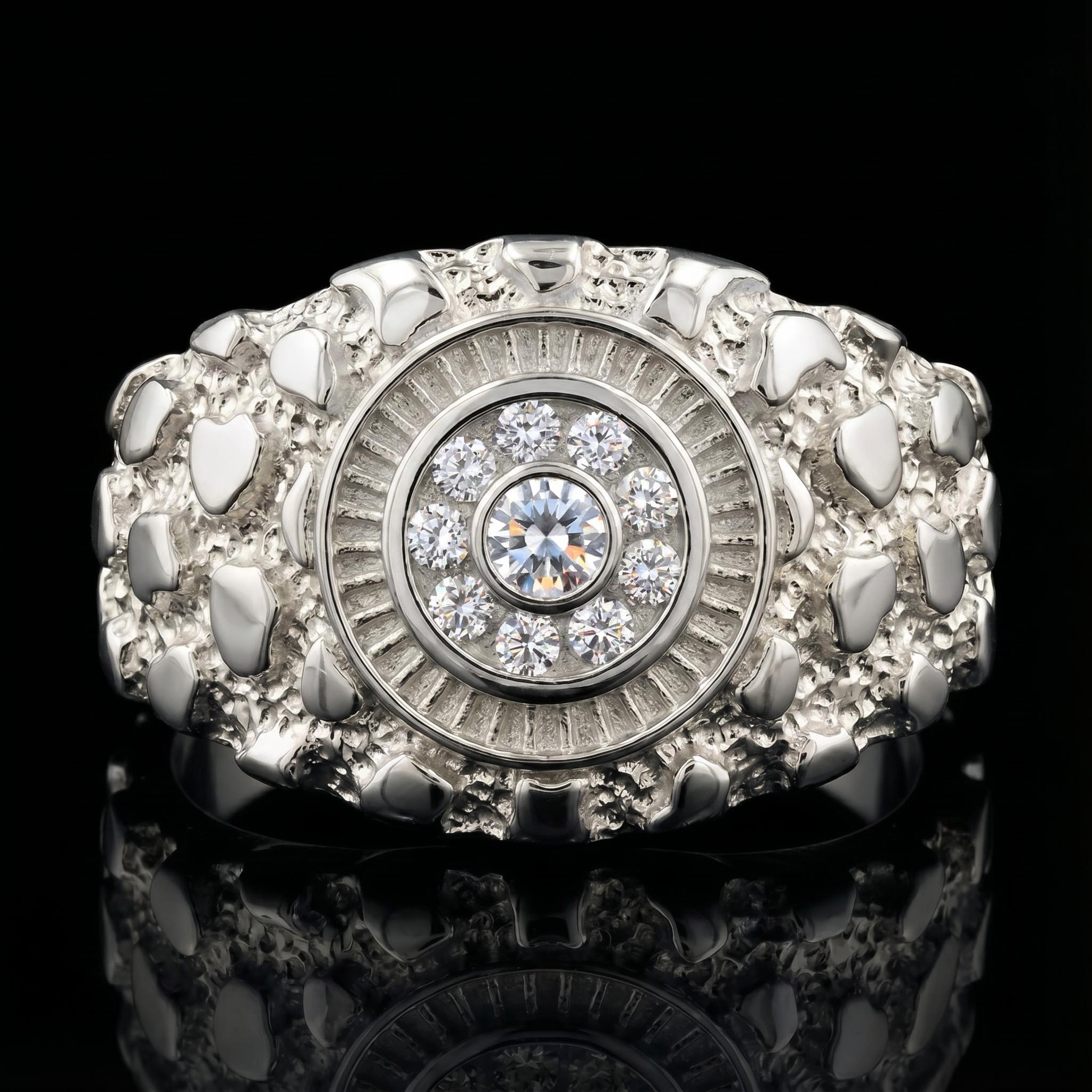 Eye Nugget Ring in Gold
