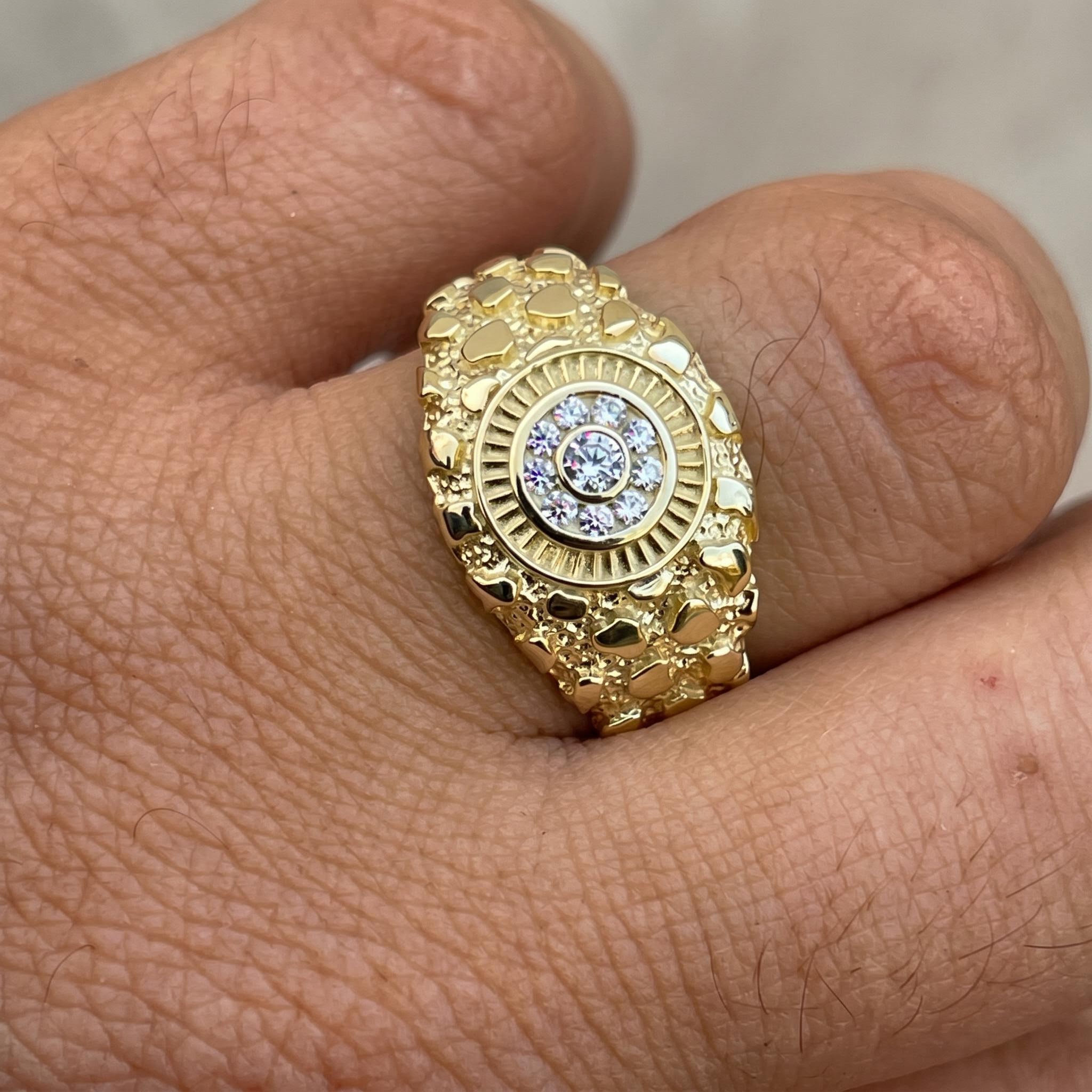 Eye Nugget Ring in Gold