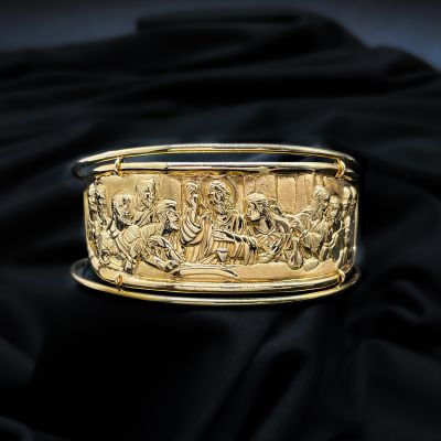 The Last Supper Embossed Ring