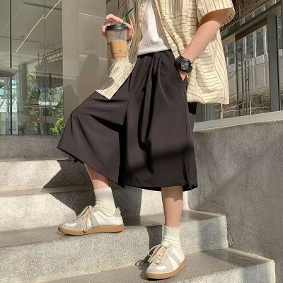 Hip Hop Vintage Workwear Midi Pants