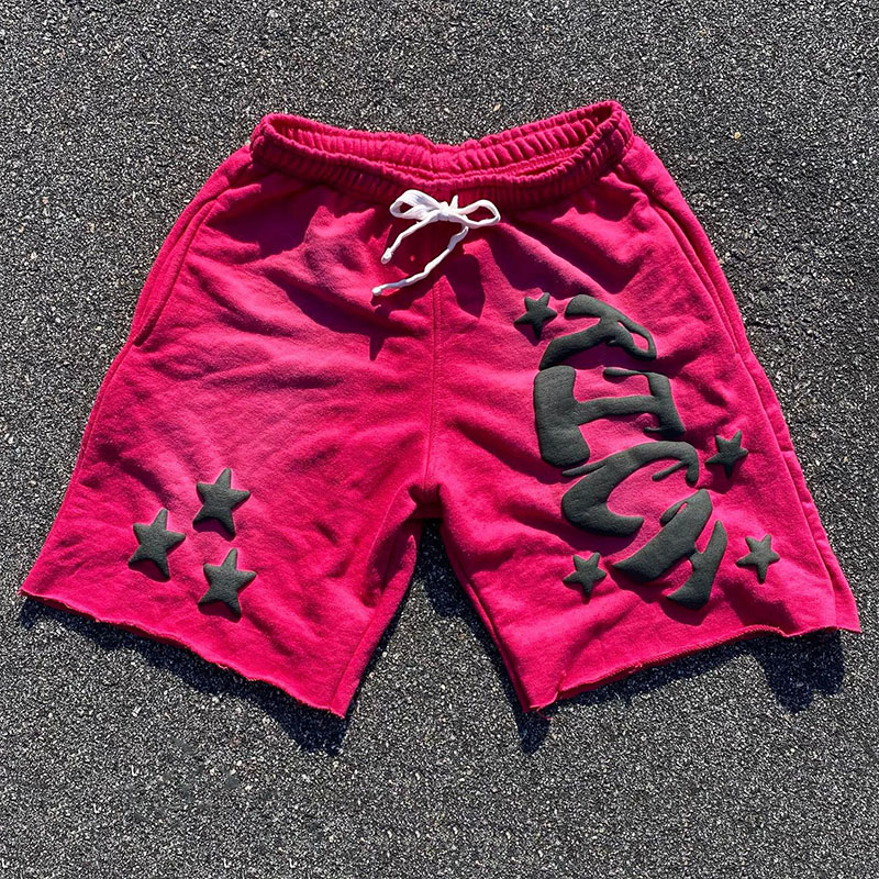 Hip Hop Aged Printed Sweat Shorts