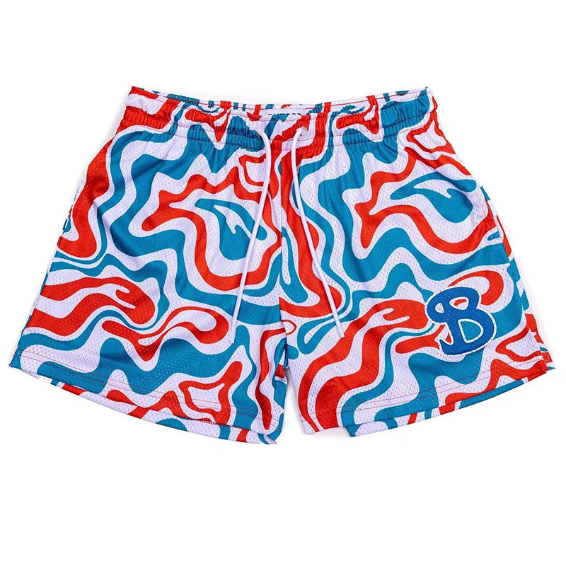 Mesh Quick Dry Pigment Fluid Basketball Shorts