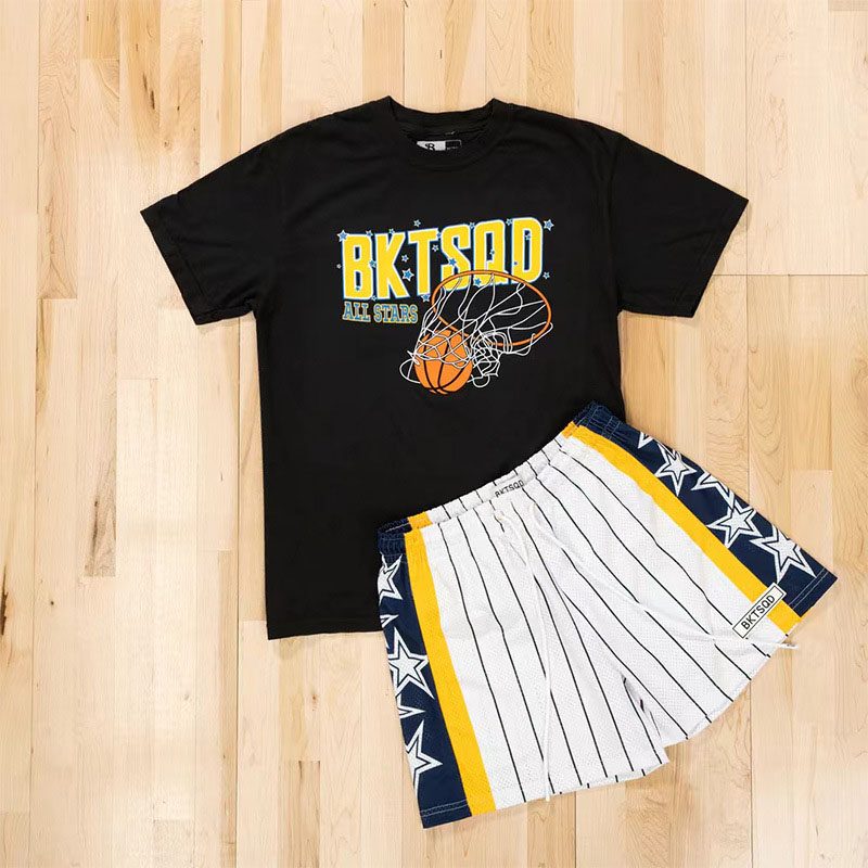 Mesh Quick Dry Stars Basketball Shorts