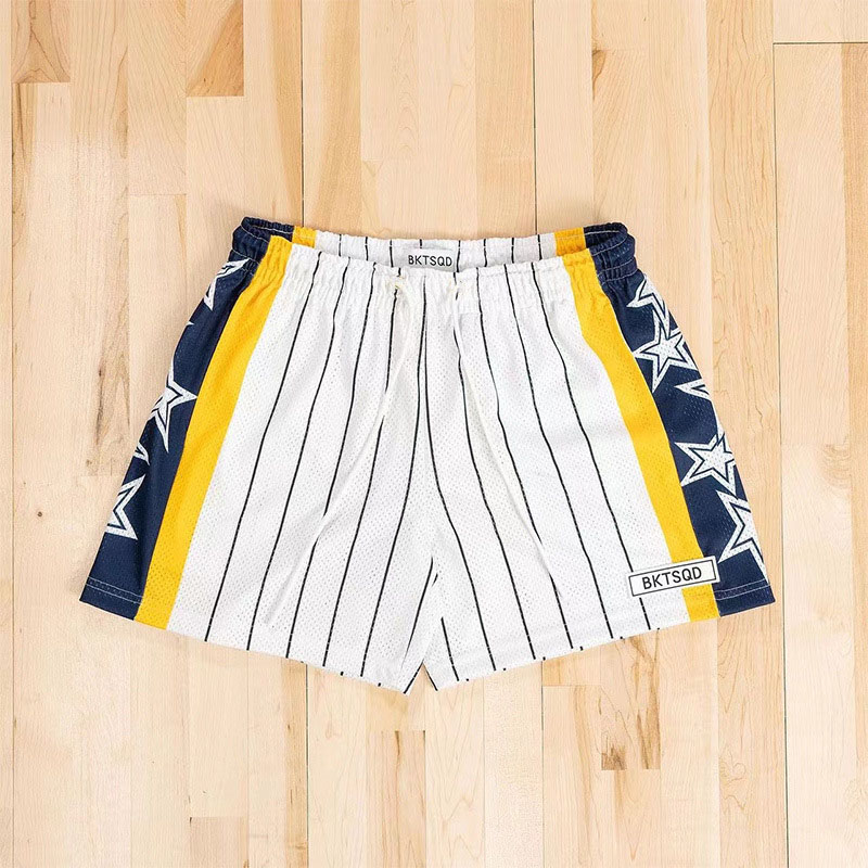 Mesh Quick Dry Stars Basketball Shorts