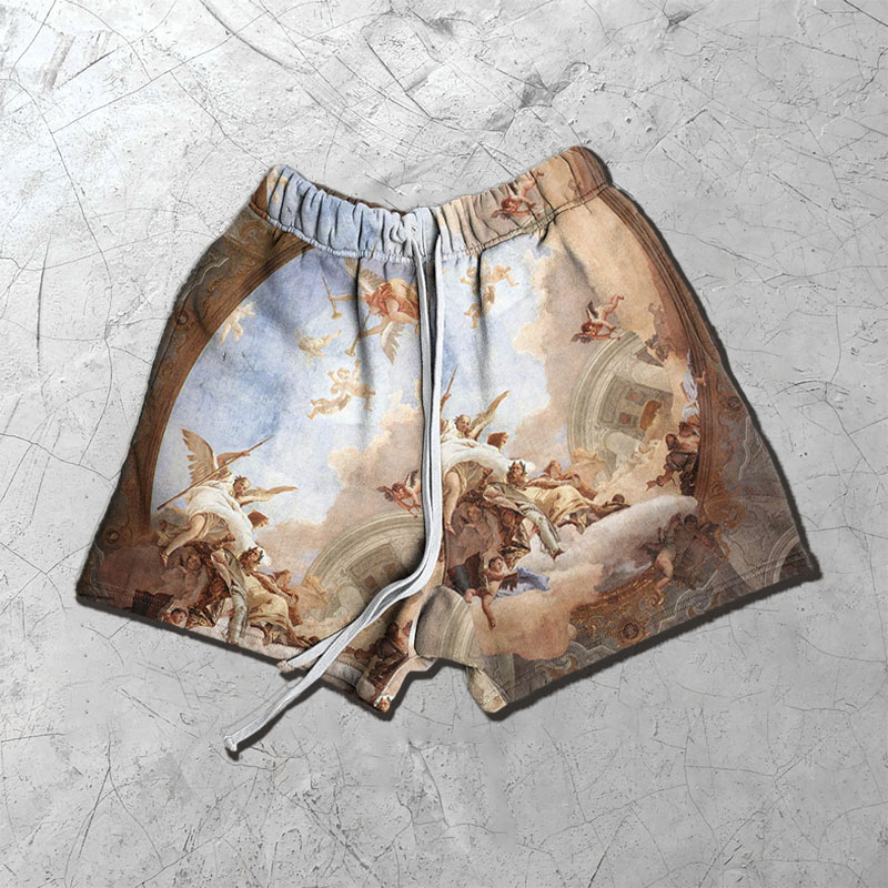 Vintage Baroque Pattern Shorts