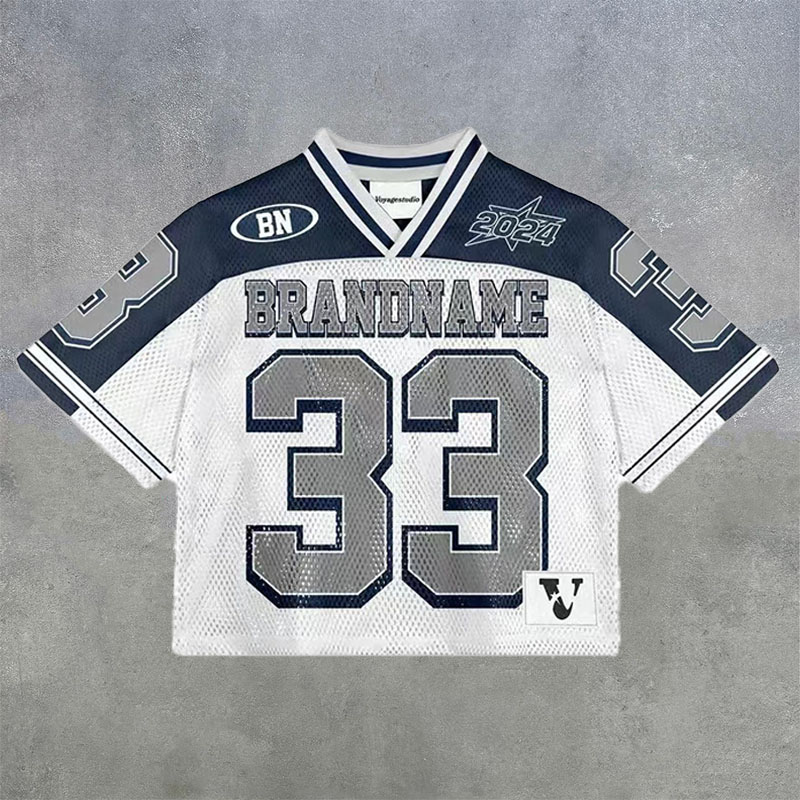 No.22 Digital Print Mesh Jersey